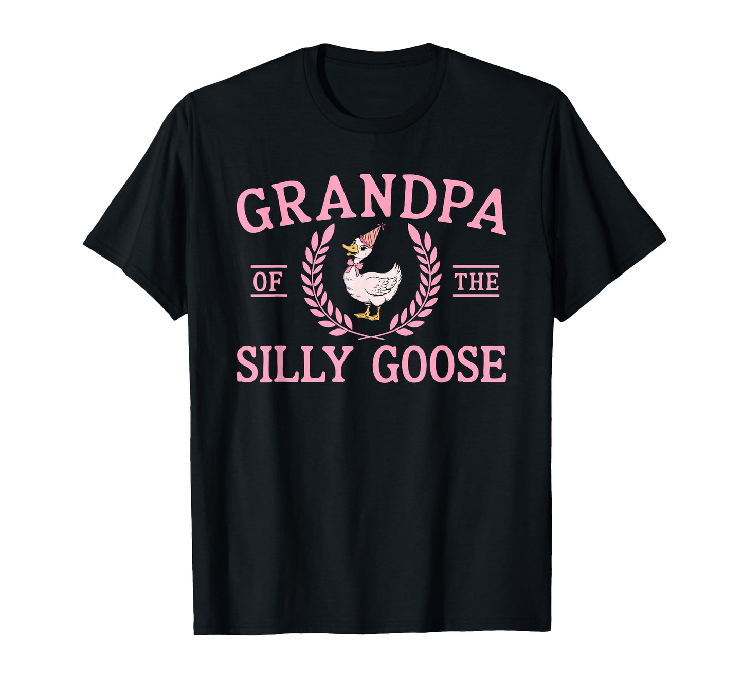 Grandpa Of The Silly Goose Funny 1st First Birthday Family T-Shirt