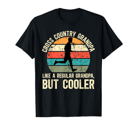 Cross Country Grandpa Definition XC Grandfather T-Shirt