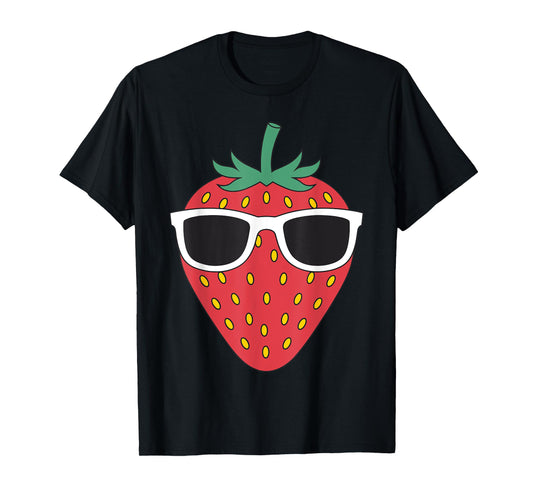 Cool Strawberry Design For Men Women Kids Strawberry Lover T-Shirt