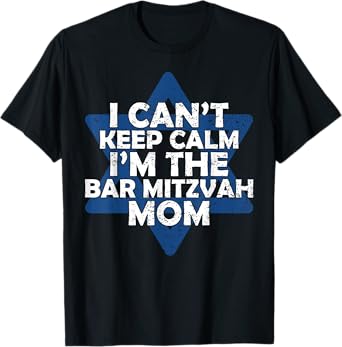 Magen David Jewish Mom Bar Mitzvah T-Shirt