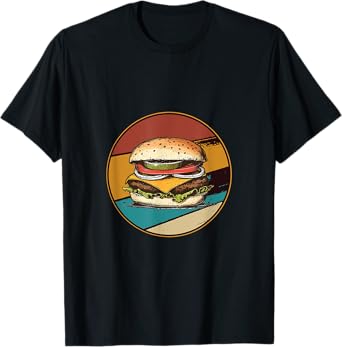 Retro Hamburger T-Shirt