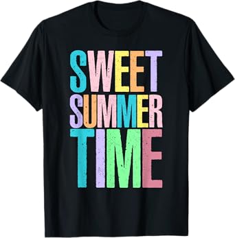 Sweet Summertime Hawaii Beach Funny Summer Vacation Vintage T-Shirt