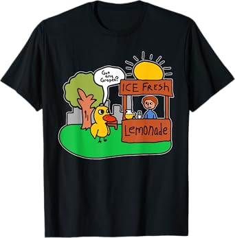 Ice Fresh Lemonade Got Any Grapes Duck Funny Gift T-Shirt