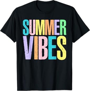 Summer Vibes Hawaii Beach Family Summer Vacation Vintage T-Shirt