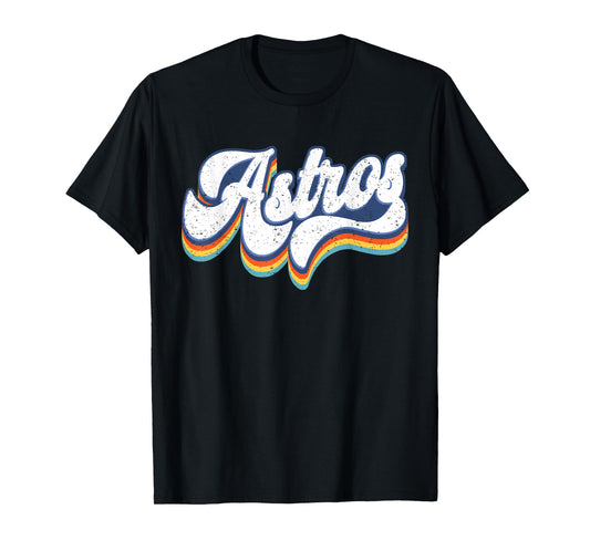 Vintage Astros Retro Style 70s 80s First Name T-Shirt
