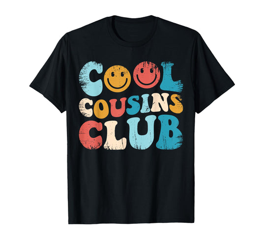Unisex Cool Cousins Club, Funny Cousin Crew Kids Boys Girls T-Shirt