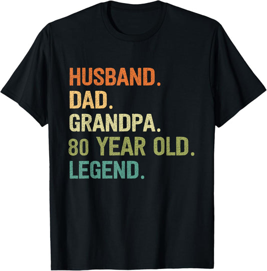 80th birthday fathers day T-Shirt