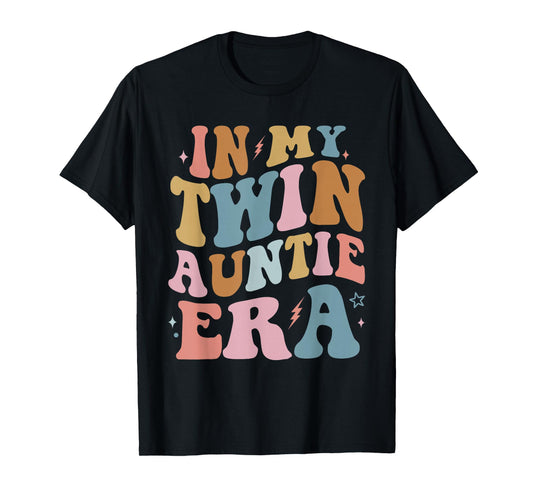 In My Twin Auntie Era Pregnancy Announcement T-Shirt