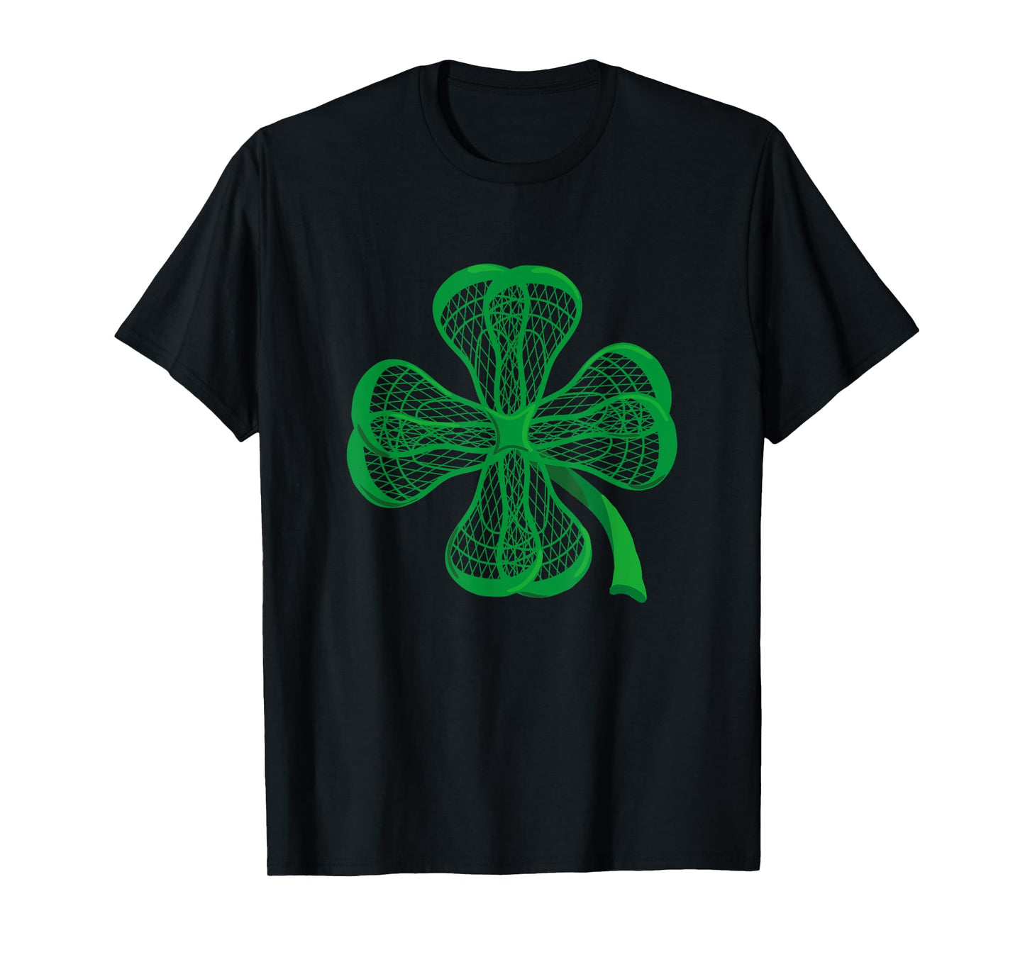 Lacrosse Sticks Shamrock clover irish lucky Lax T-Shirt gift T-Shirt