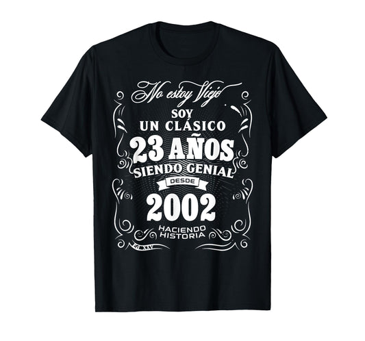 23rd Birthday gift for Men in Spanish Regalo cumpleanos 23 T-Shirt