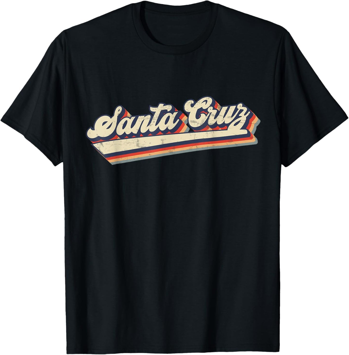 Retro Santa Cruz California Saying - Surfer T-Shirt