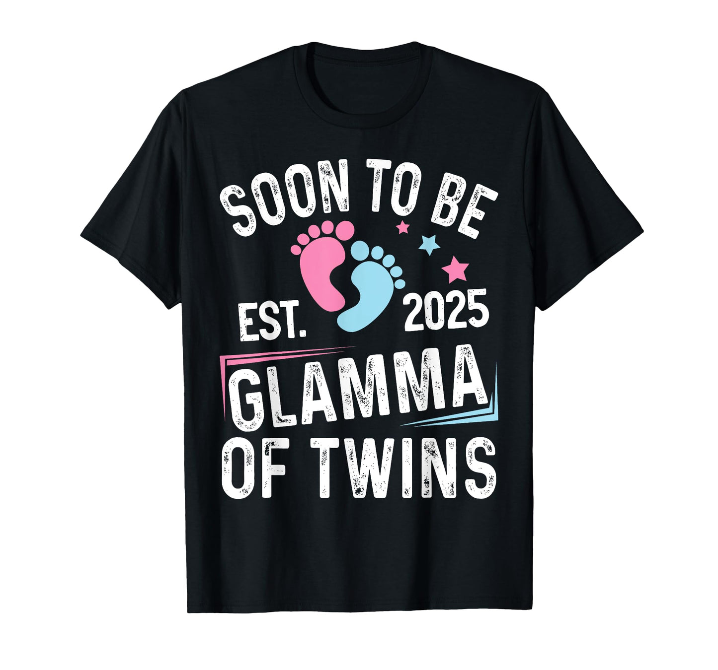 Soon To Be Glamma Of Twins Est. 2025 New Glamma Vintage T-Shirt