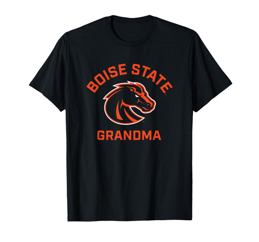 Boise State University BSU Broncos Arched Grandma T-Shirt