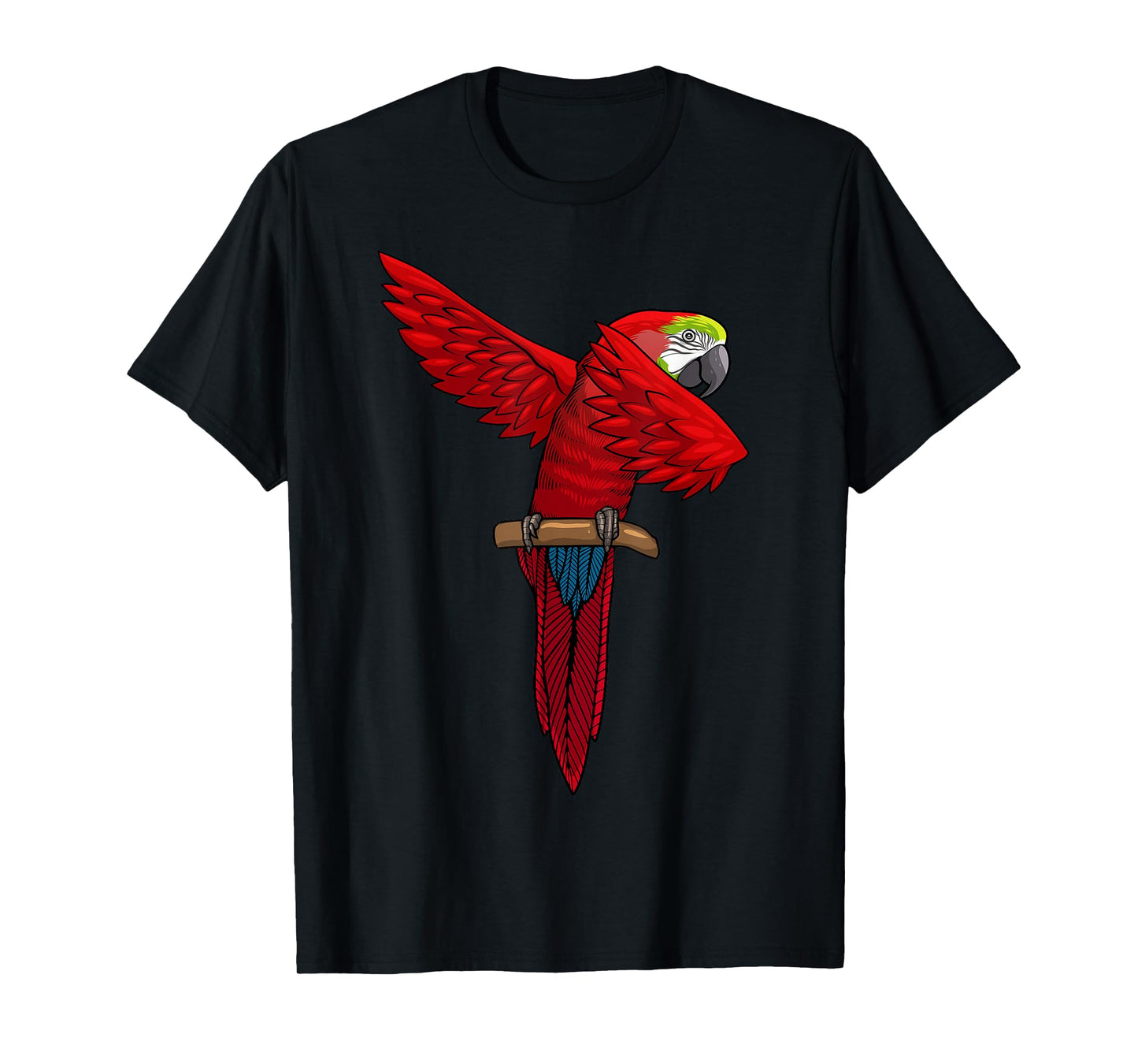 Cool Parrot Art For Women Girls Men Tropical Parrot Lover T-Shirt