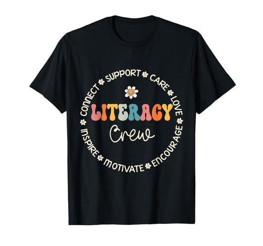 Literacy Crew Appreciation Week Back to School T-Shirt