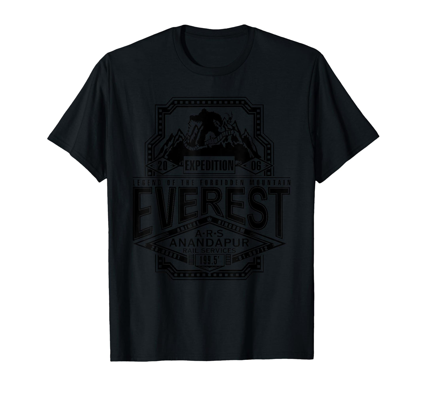 Mountain Lovers Expedition Everest, Animal Theme Park Trip T-Shirt