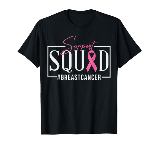 Support Squad Breast Cancer Awareness T-Shirt