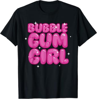 Cute Bubblegum For Girls Kids Bubble Gum Candy Lover T-Shirt