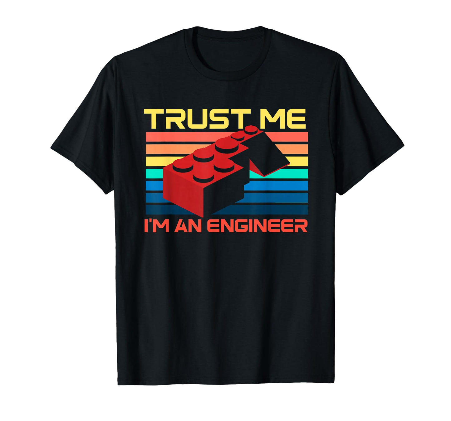 Engineer Master Builder Building Blocks Bricks Bricklayer T-Shirt