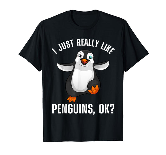 Cool Penguin For Men Women Kids Penguin Lovers Penguins T-Shirt
