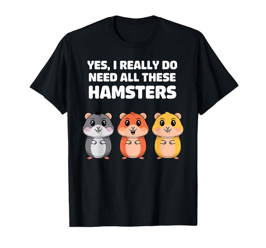 Cute Hamster Design for Men Women Kids Dwarf Hamster Lover T-Shirt