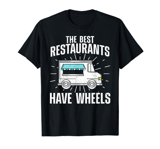Cool Food Truck For Men Women Culinary Chef Pizza BBQ Driver T-Shirt