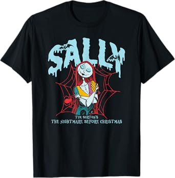 Disney The Nightmare Before Christmas Sally Spooky Portrait T-Shirt