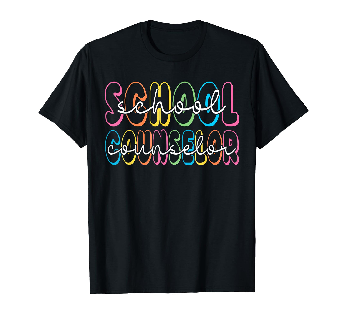 Retro School Counselor Counseling Teacher Appreciation T-Shirt