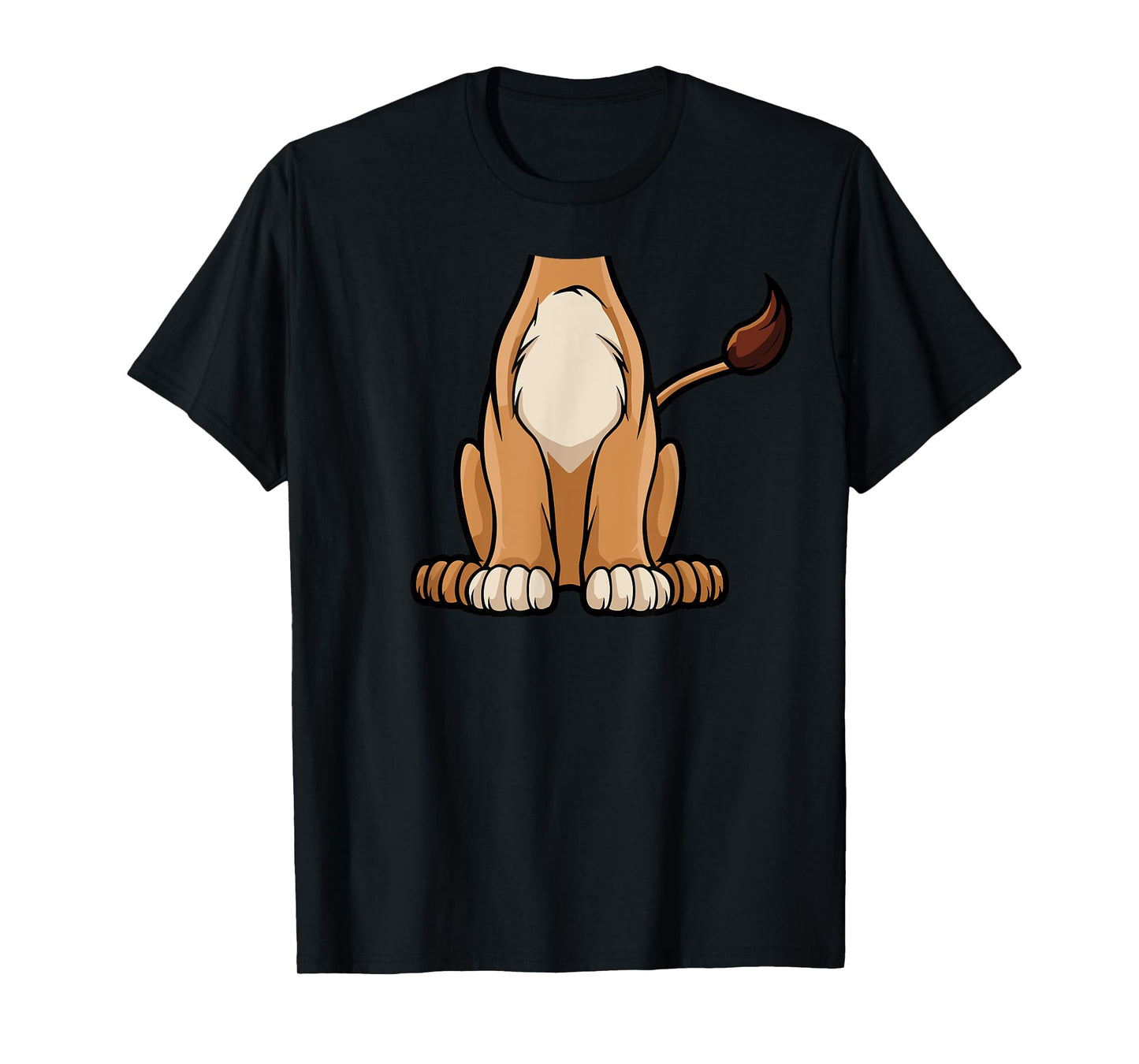 Lion Halloween Tshirt Outfit Funny Simple Kids Costume T-Shirt