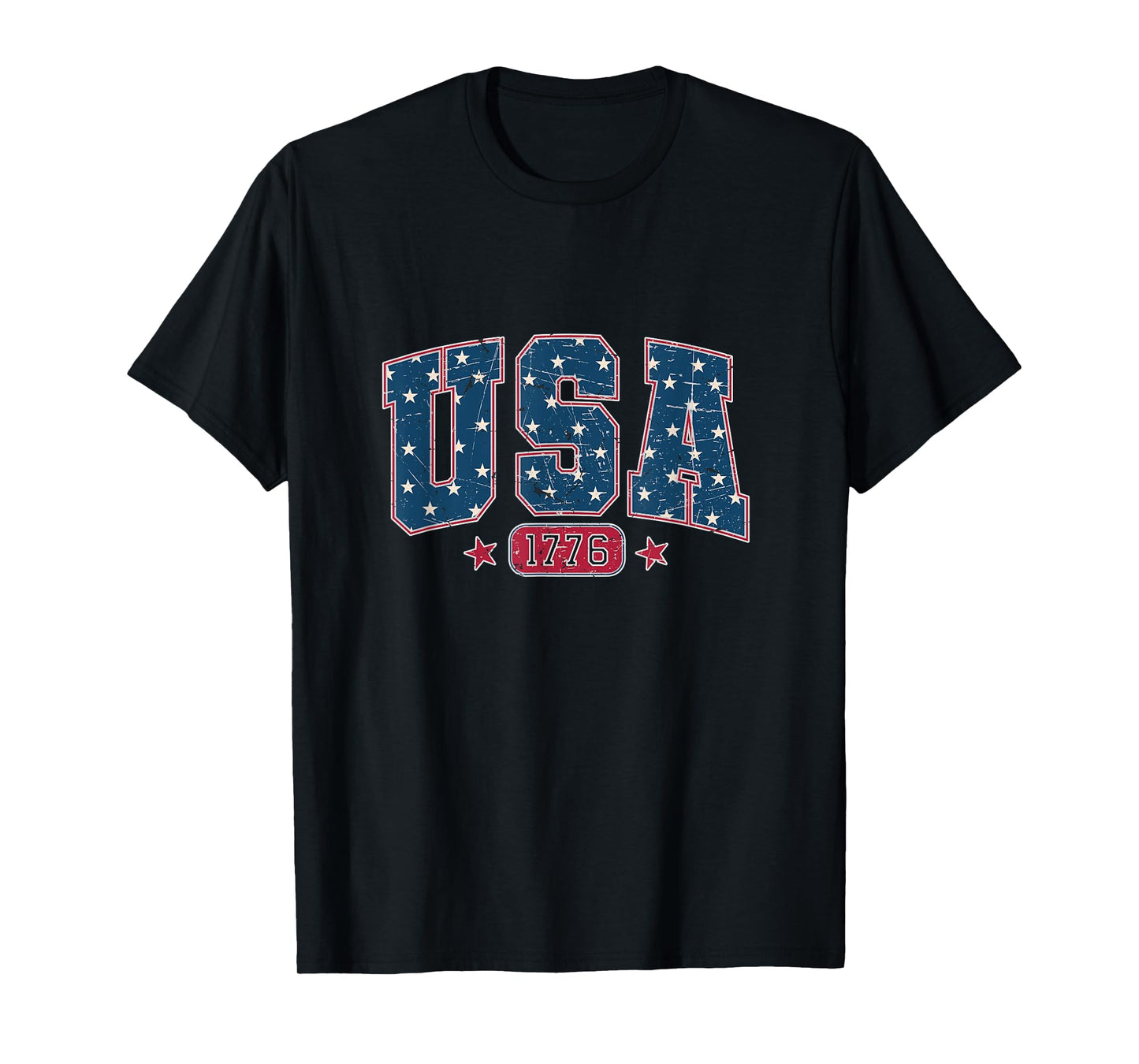 Life Is Really Good American Flag Stars Stripes 4th of July T-Shirt