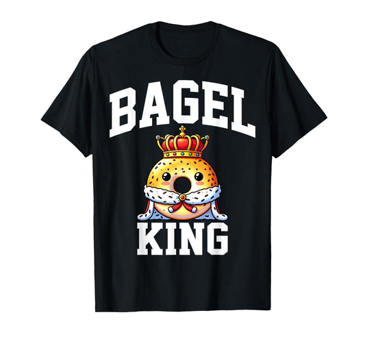 Bagel Lover Men Gifts - Funny Bagel King T-Shirt