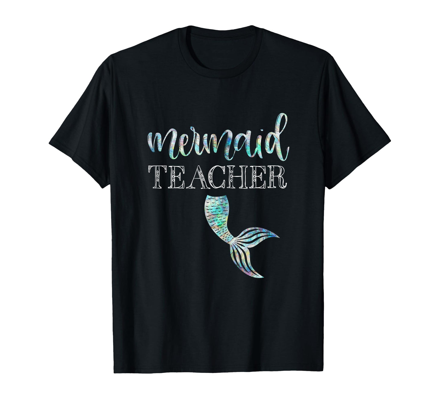 Mermaid Teacher Shirt Cute Back To School Student Gift Tee T-Shirt