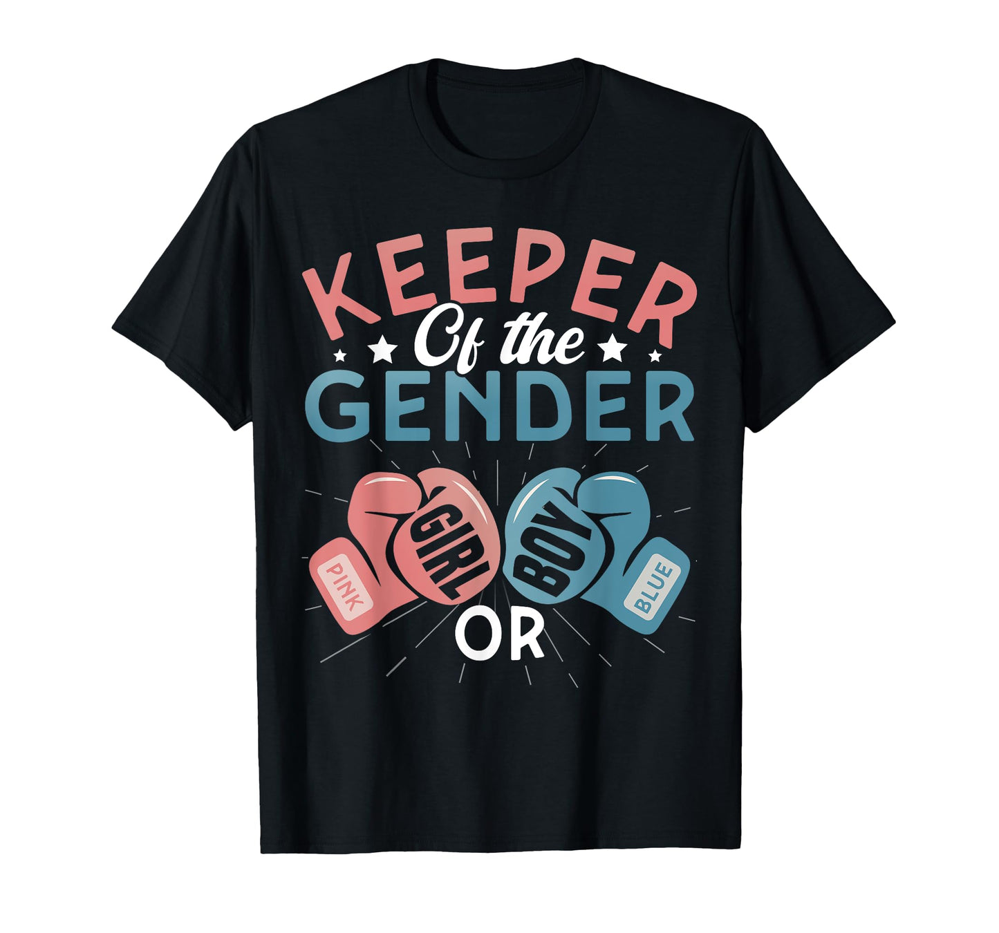 Gender Reveal Party Keeper Of Gender Boxing T-Shirt