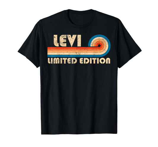 LEVI First Name Funny Retro Vintage Birthday T-Shirt
