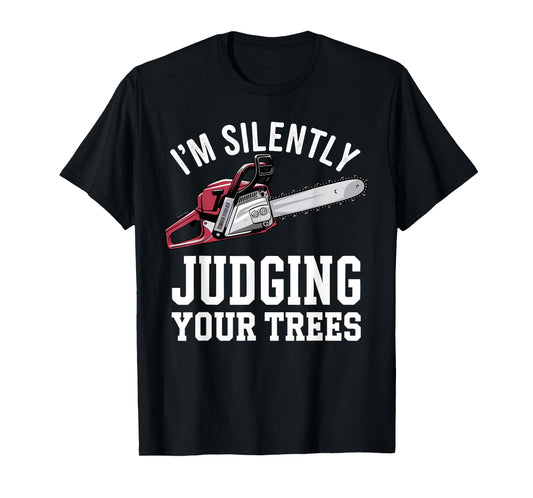 Cool Lumberjack Art For Men Saw Logger Chainsaw Tree Cutter T-Shirt