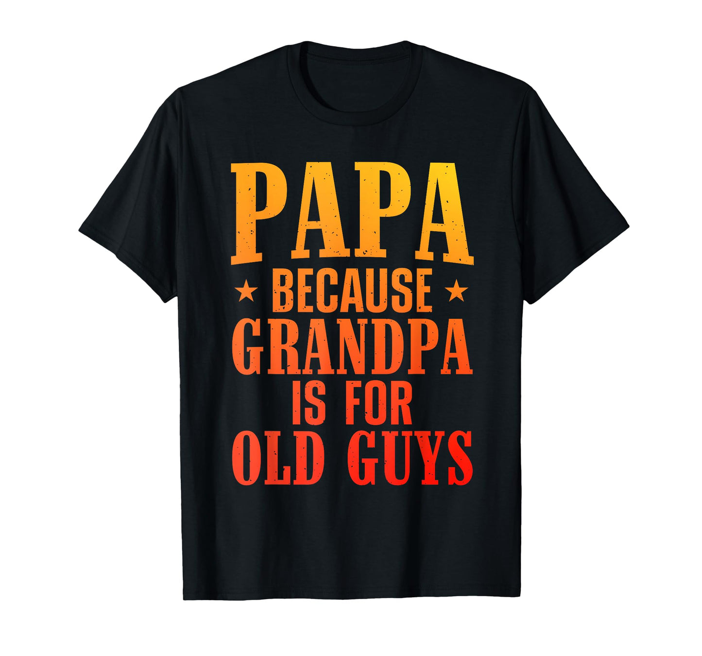 Funny Papa Design For Papa Men Grandpa From Grandkids Papa T-Shirt