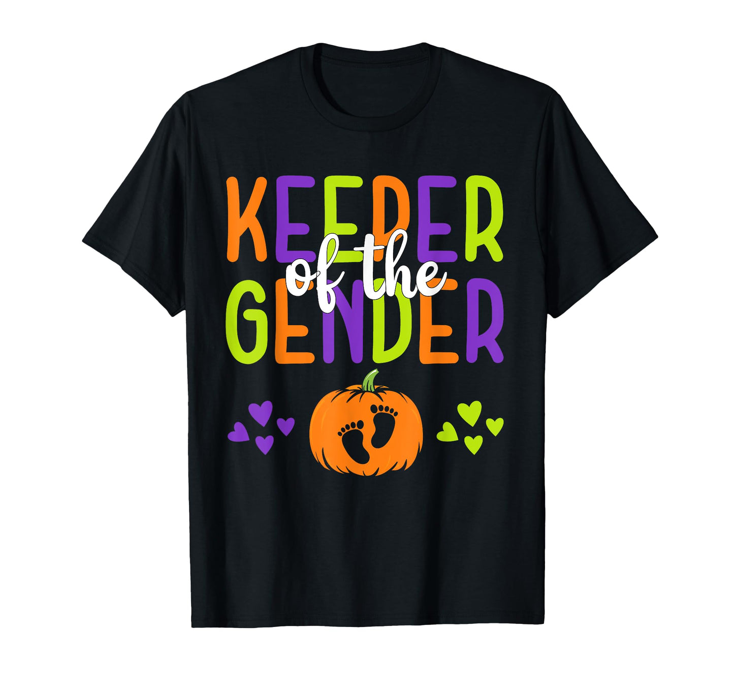 Keeper Of The Gender Reveal Halloween Pregnancy Announcement T-Shirt