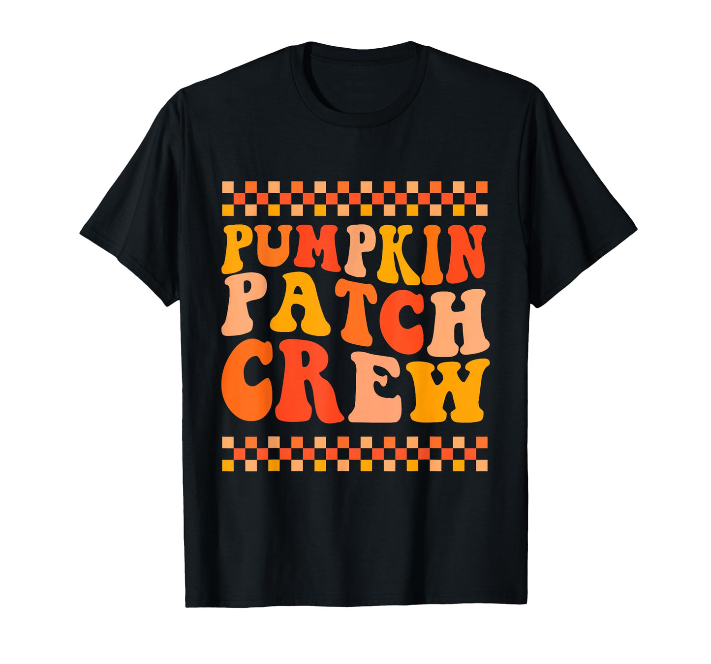 Pumpkin Patch Crew For Kids Boys Toddler Autumn Fall T-Shirt