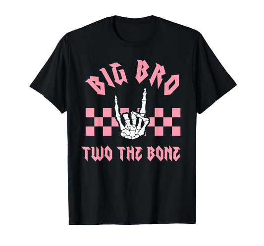 Big Bro Bad Two the Bone Birthday 2 Years Old Birthday T-Shirt
