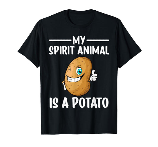 Funny Potato Design For Men Women Kids Potatoes Lover T-Shirt