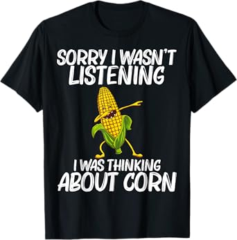 Funny Corn Gift For Men Women Corn On The Cob Costume Farmer T-Shirt