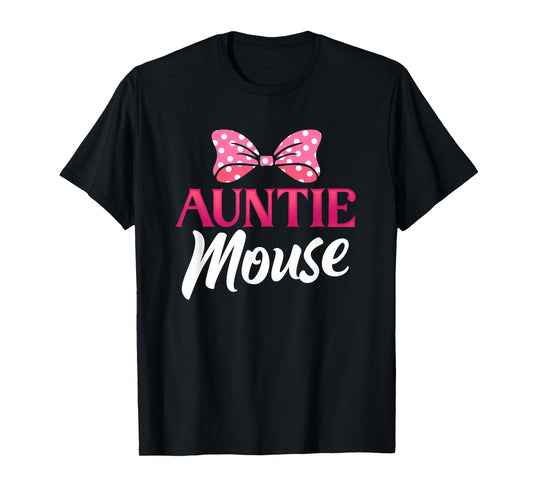 Cute Auntie Mouse | Niece Nephew | Aunt Women T-Shirt