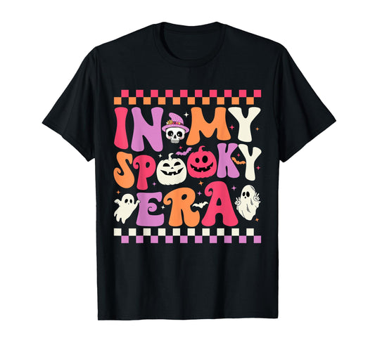In My Spooky Era Halloween Ghost Groovy Hippie Halloween T-Shirt