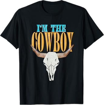 Country Couple Matching Outfits Cowgirls I'm The Cowboys T-Shirt