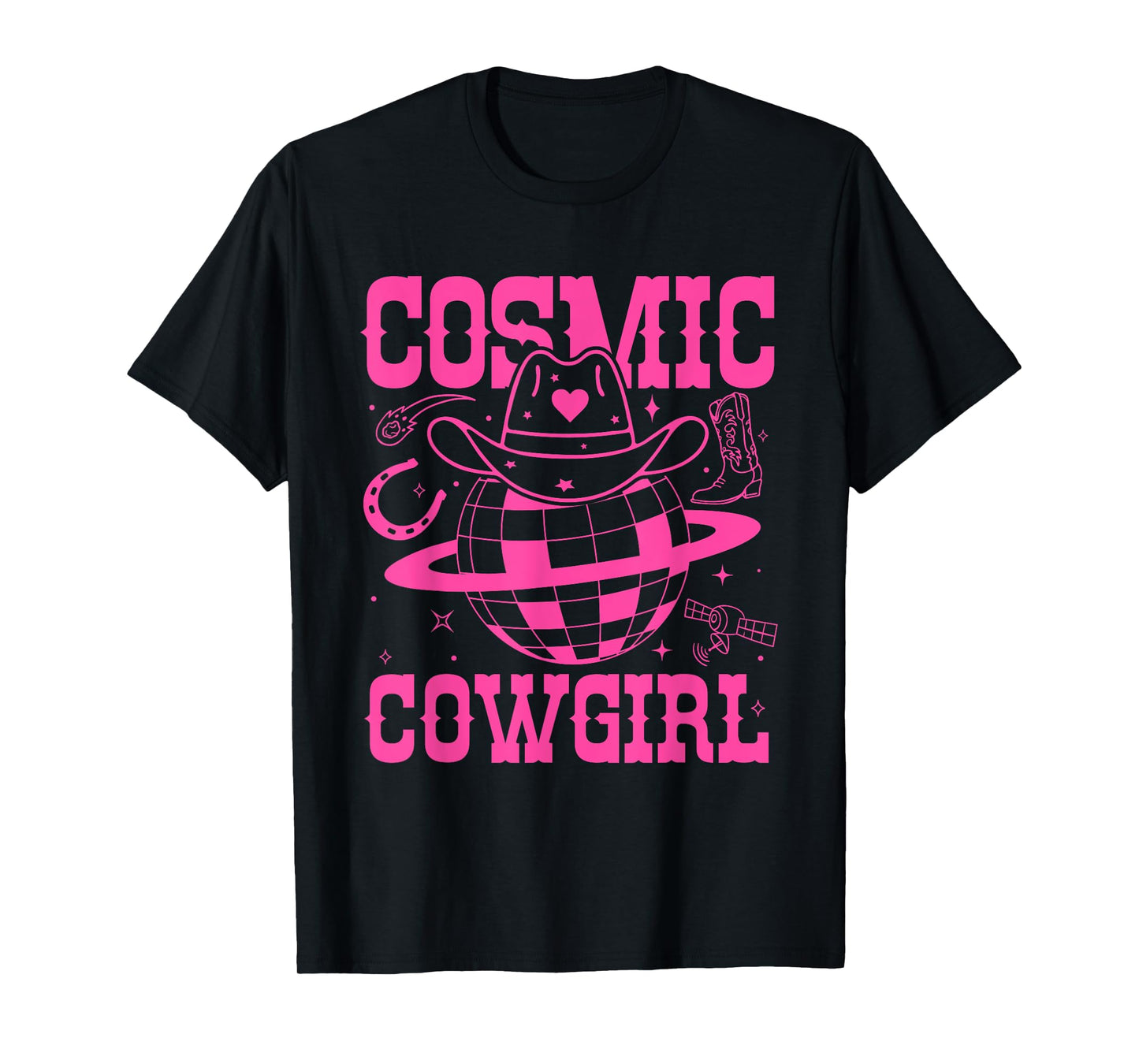 Cosmic Space Cowgirls Shirt Bachelorette Party Rodeo Girls T-Shirt