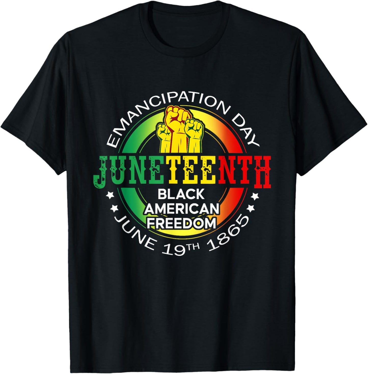 Juneteenth African American Freedom 1865 Black History Month T-Shirt