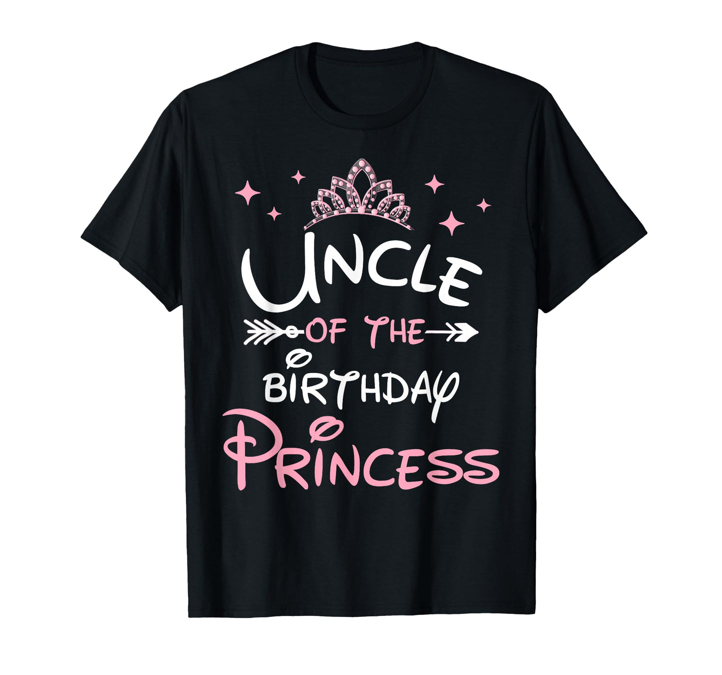 Uncle Of The Birthday Princess Toddler Kid Girl Family Cute T-Shirt