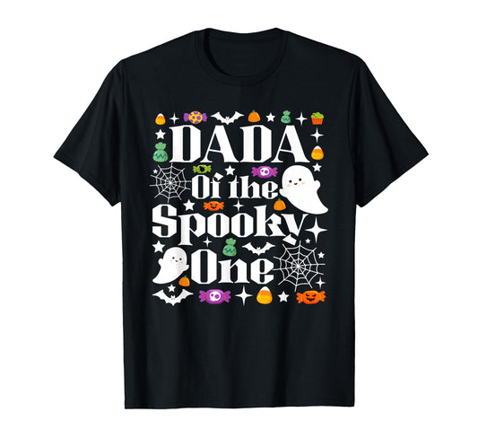 Dada of The Spooky One Halloween First Birthday Boy T-Shirt