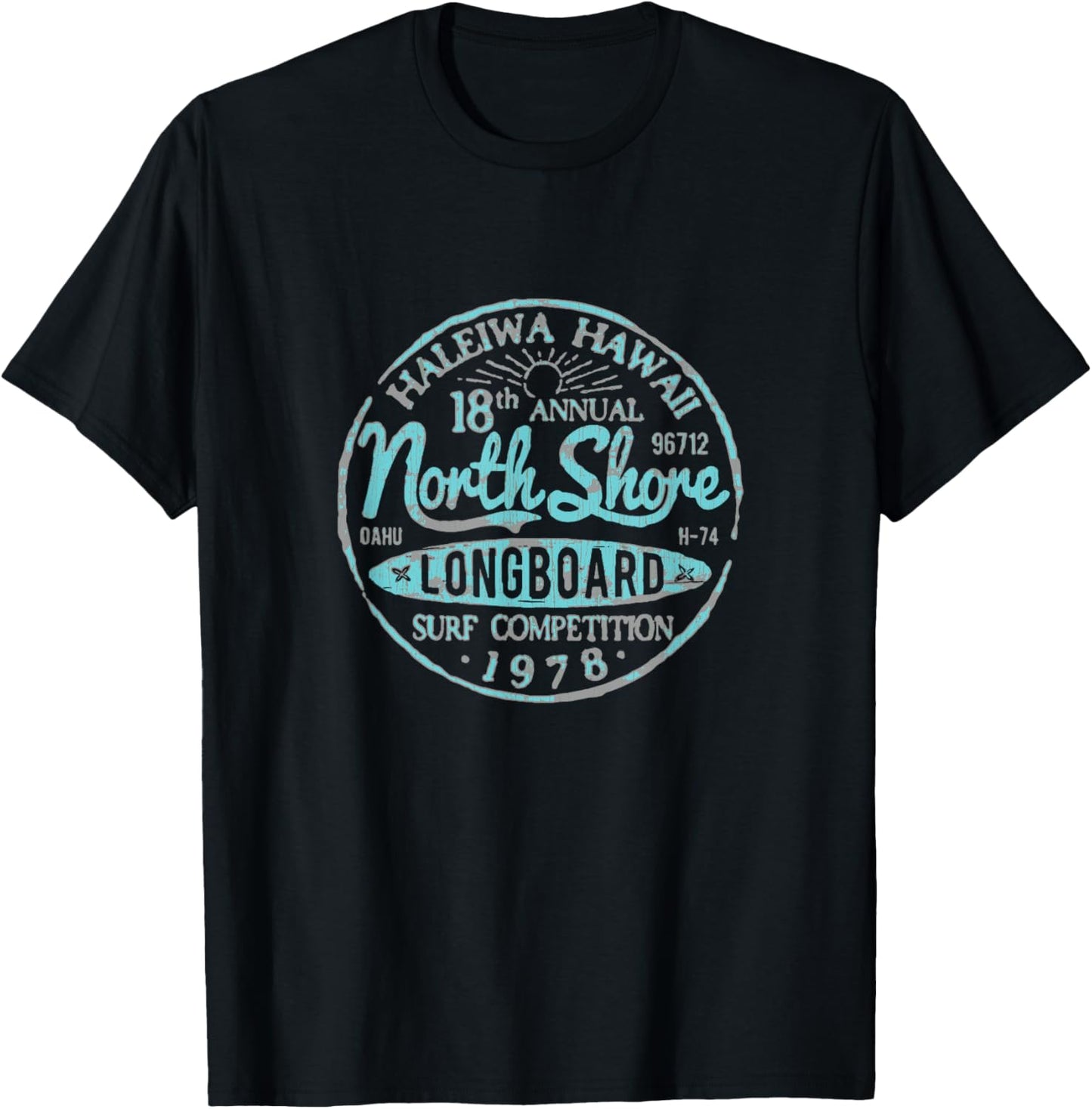 North Shore Long Board Surf T-Shirt