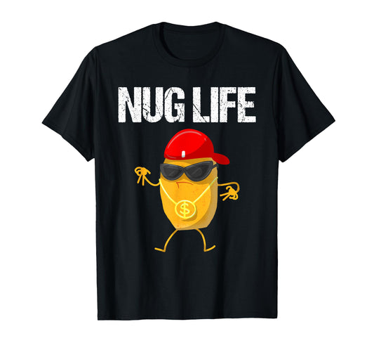 Cool Chicken Nugget Art For Boys Kids Chicken Nugget Lover T-Shirt